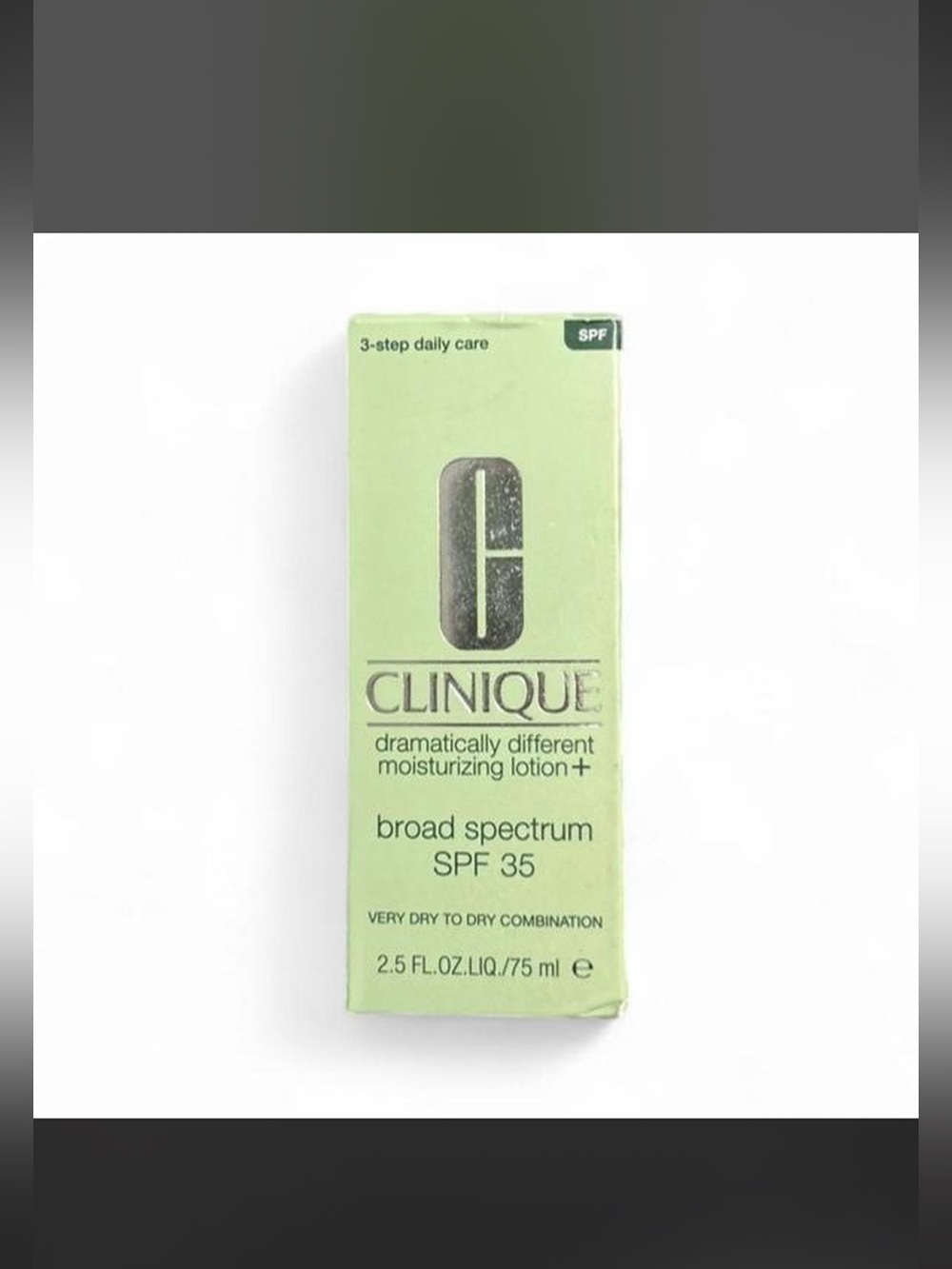 New Clinique Dramatically Different Moisturizing Lotion+ SPF 35.